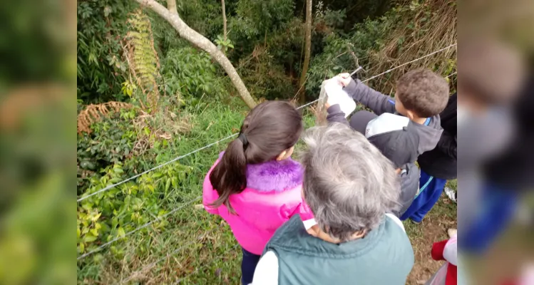 Aula de campo aborda questões sustentáveis em Piraí do Sul