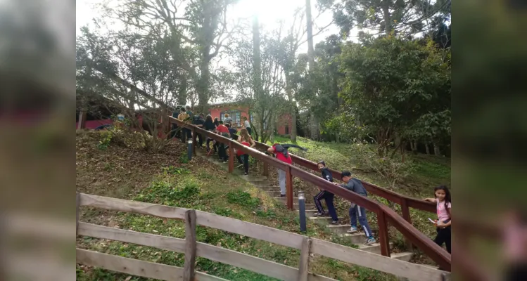 Aula de campo aborda questões sustentáveis em Piraí do Sul