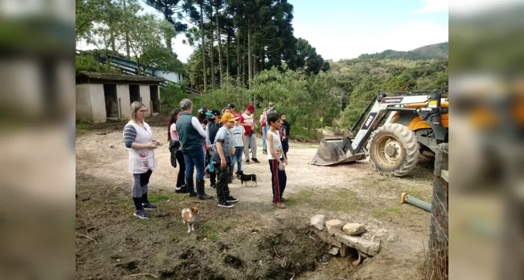 Aula de campo aborda questões sustentáveis em Piraí do Sul