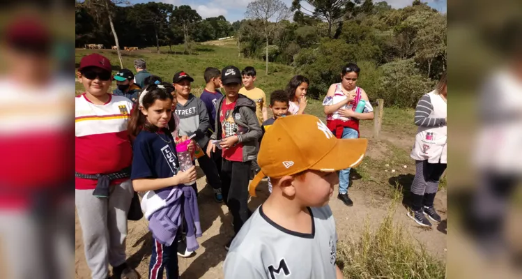 Aula de campo aborda questões sustentáveis em Piraí do Sul