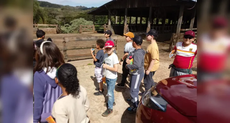 Aula de campo aborda questões sustentáveis em Piraí do Sul