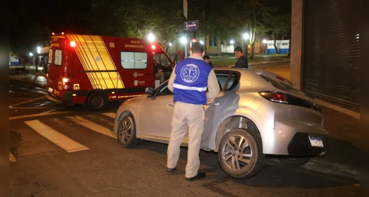 Motorista do Peugeot 308 foi encaminhado para a UPA Sant'Ana