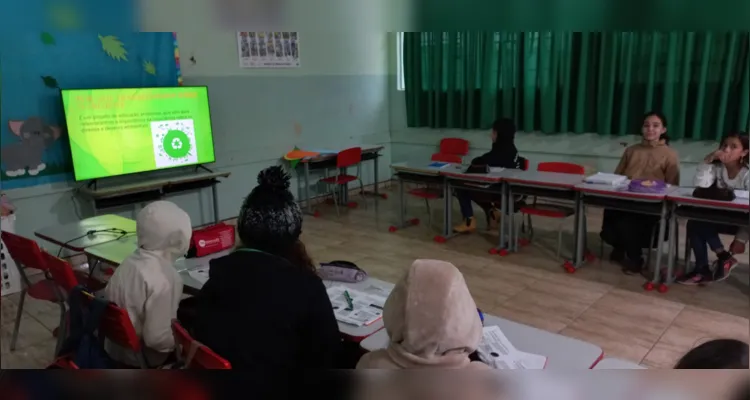 Aula em Ipiranga traz logística reversa e sustentabilidade