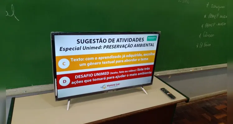 'Desafio' em aula da Unimed PG movimenta alunos de Castro