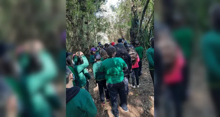 Projeto ambiental proporciona passeio a alunos de Jaguariaíva