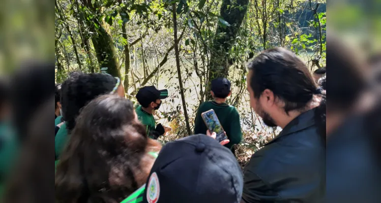 Projeto ambiental proporciona passeio a alunos de Jaguariaíva