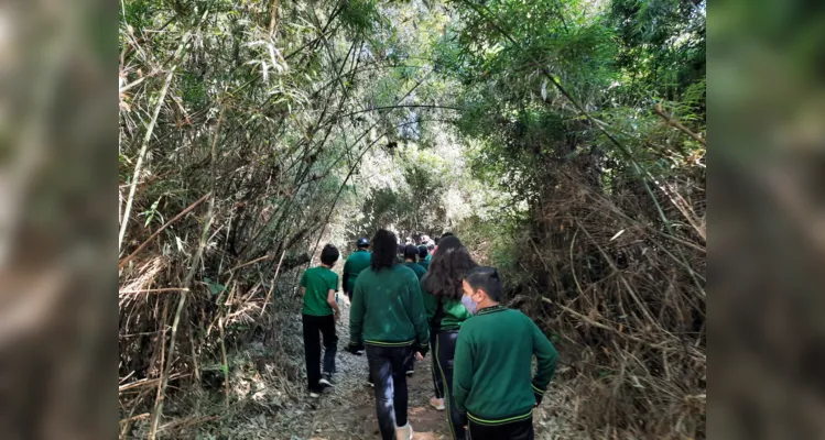 Projeto ambiental proporciona passeio a alunos de Jaguariaíva