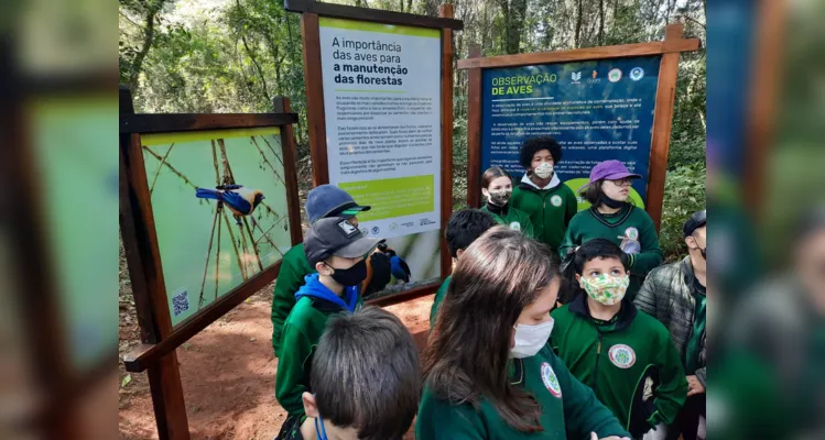 Projeto ambiental proporciona passeio a alunos de Jaguariaíva