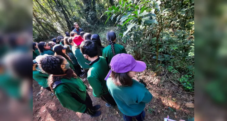 Projeto ambiental proporciona passeio a alunos de Jaguariaíva