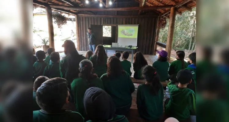 Projeto ambiental proporciona passeio a alunos de Jaguariaíva