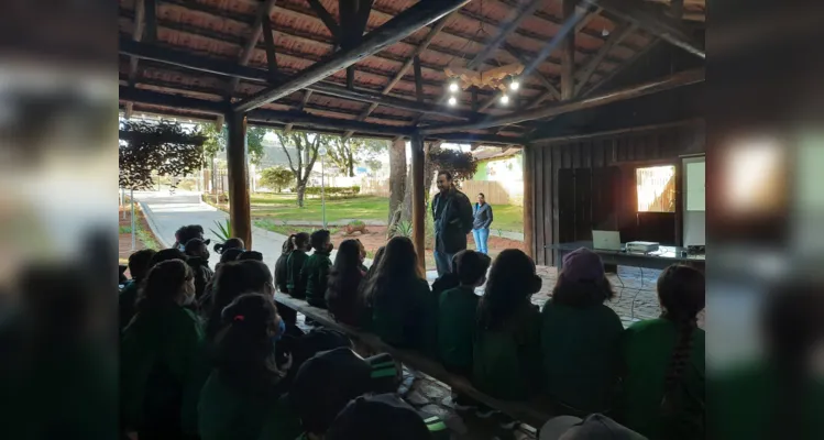 Projeto ambiental proporciona passeio a alunos de Jaguariaíva