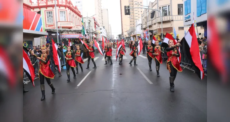 De acordo com a estimativa feita pela prefeitura dias antes, mais de 2,5 mil pessoas eram aguardadas no desfile