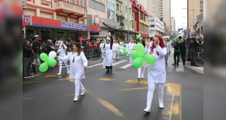 De acordo com a estimativa feita pela prefeitura dias antes, mais de 2,5 mil pessoas eram aguardadas no desfile