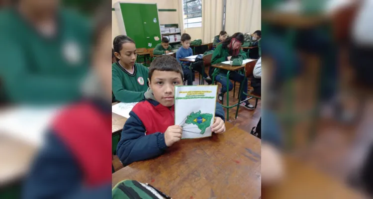 Turma de Jaguariaíva traz importância da Independência