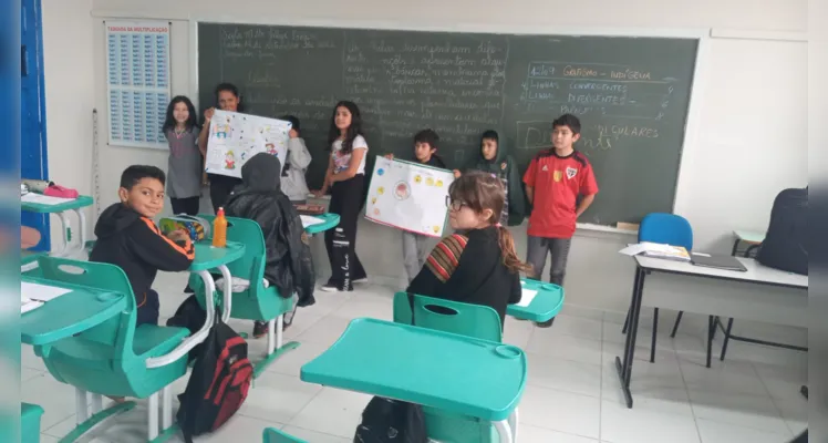 Aula do Vamos Ler e Unimed PG é destaque em turma de Castro