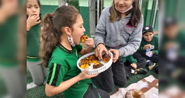 Turma de Jaguariaíva aborda importância da boa alimentação