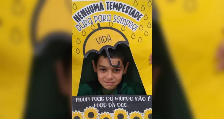 Setembro Amarelo traz proposta lúdica a educandos de Ivaí