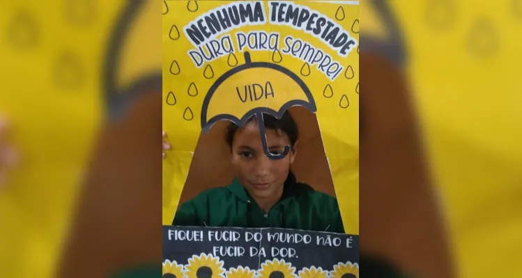 Setembro Amarelo traz proposta lúdica a educandos de Ivaí