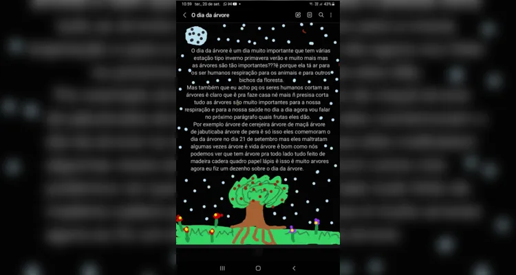Tecnologia promove ação sobre o Dia da Árvore em Ortigueira