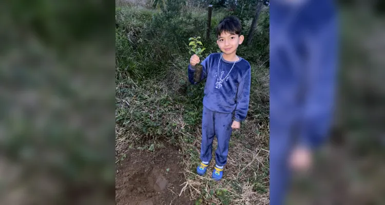 Alunos de Imbaú registram o Dia da Árvore em fotos e vídeos