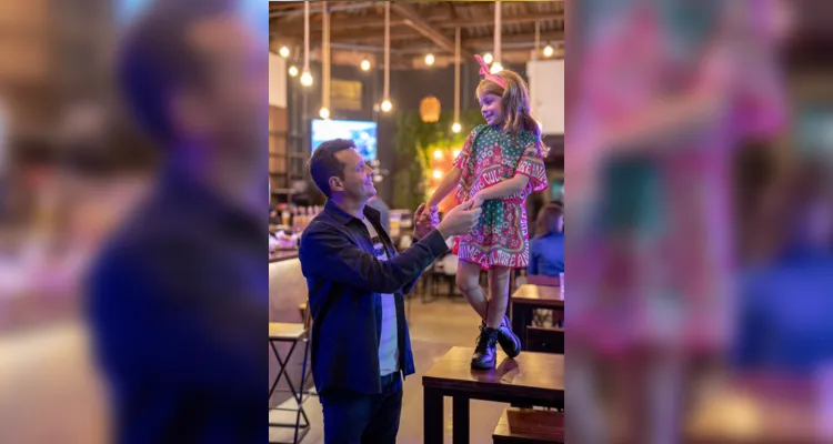 Juliano Jaronski e sua filha Maite Jaronski