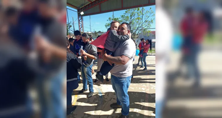 Atividade especial foi alusiva ao Dia dos Pais, celebrado neste domingo