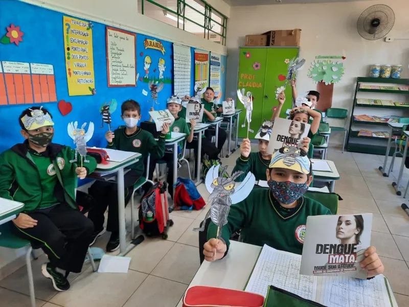 Projeto em Jaguariaíva traz ação de alunos contra a dengue