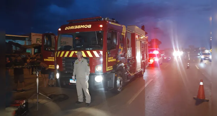 Grave acidente matou mulher e deixou um garoto com lesões graves