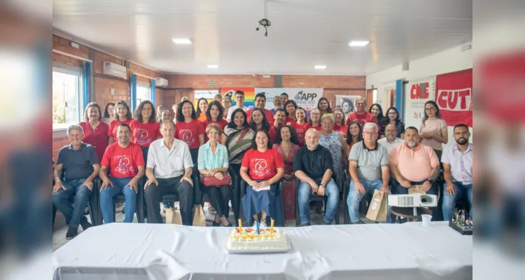 Ex-presidentes do Núcleo de Ponta Grossa também estiveram na celebração.