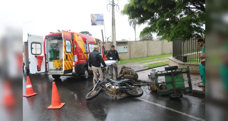 Equipe do Corpo de Bombeiros foi acionada para prestar os atendimentos necessários.