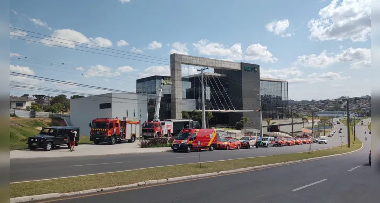 Mobilização do Corpo de Bombeiros lotou a Acipg, nesta quinta-feira (10).