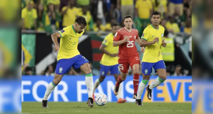 Lucas Paquetá atuou 45 minutos, antes de ser substituído.