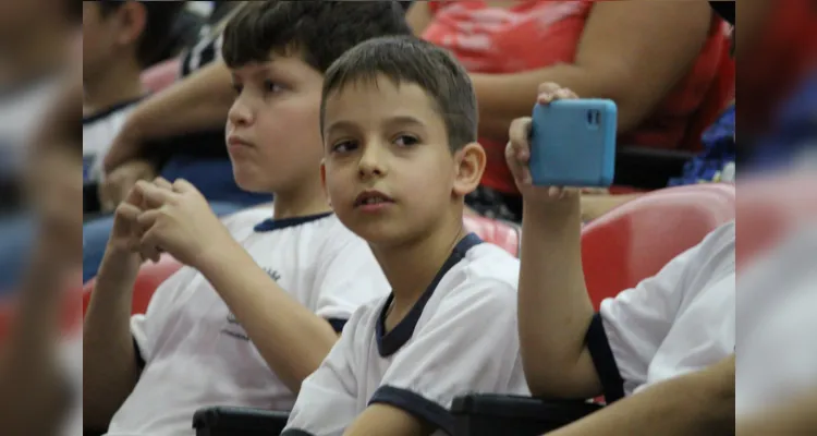 Alunos protagonizaram evento e mostraram relação com as mídias