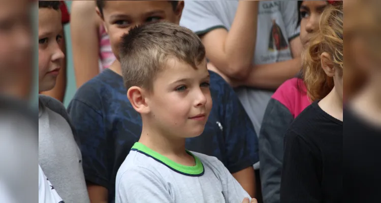 Evento reuniu colegas e trouxe muita animação na escola