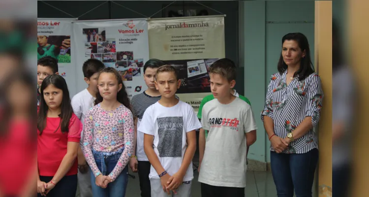 Evento reuniu colegas e trouxe muita animação na escola