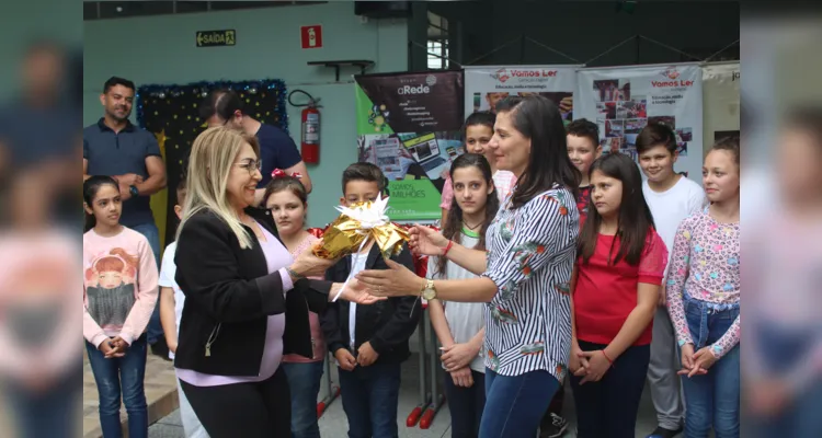 Evento reuniu colegas e trouxe muita animação na escola