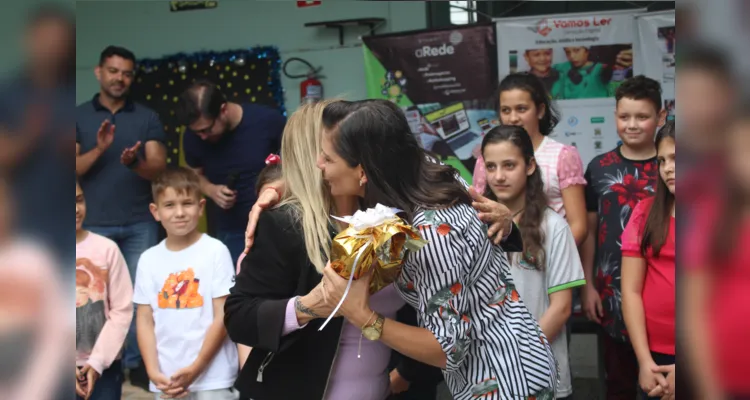 Evento reuniu colegas e trouxe muita animação na escola