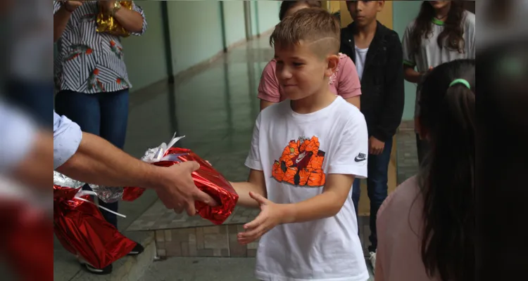 Evento reuniu colegas e trouxe muita animação na escola