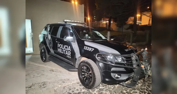Equipe Pelotão de Choque prestou apoio à Agência Local de Inteligência da Polícia Militar.