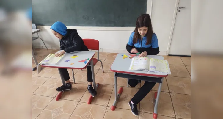 Competição com tangram traz ensino matemático em Ipiranga