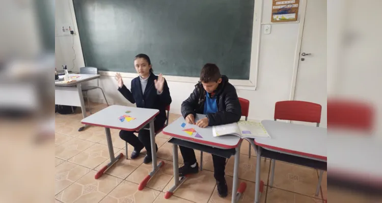 Competição com tangram traz ensino matemático em Ipiranga
