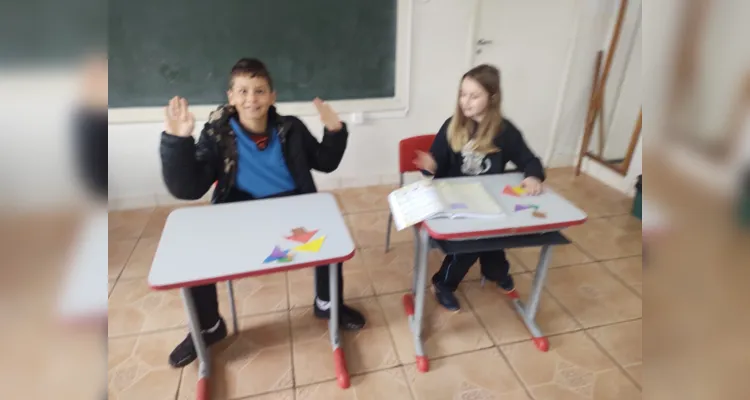 Competição com tangram traz ensino matemático em Ipiranga