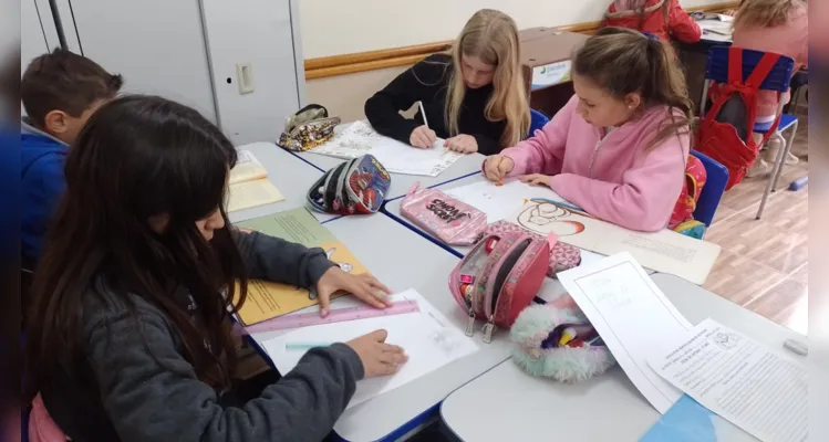 Turma de Irati participa de ação com foco na leitura