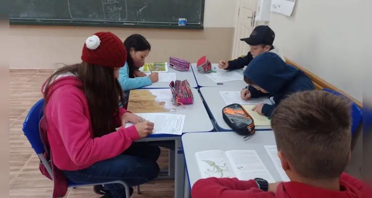 Turma de Irati participa de ação com foco na leitura