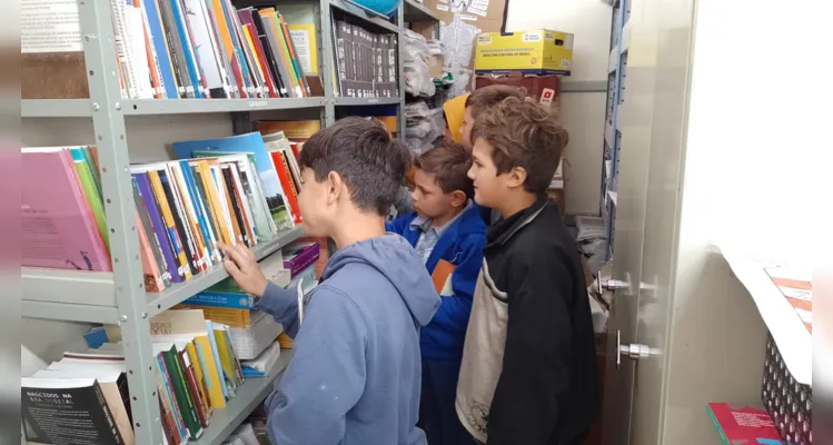 Turma de Irati participa de ação com foco na leitura