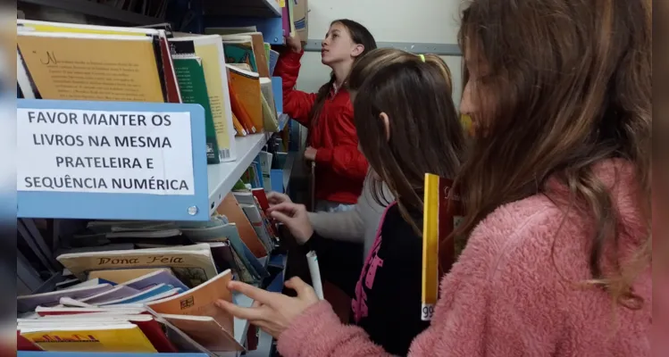 Turma de Irati participa de ação com foco na leitura