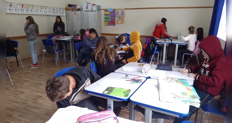 Turma de Irati participa de ação com foco na leitura