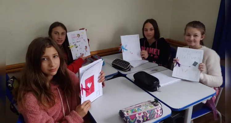 Turma de Irati participa de ação com foco na leitura