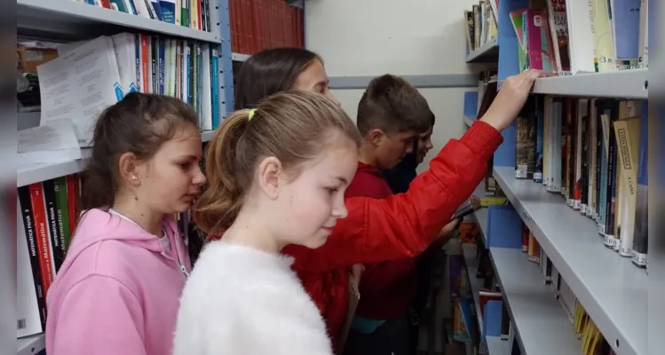 Turma de Irati participa de ação com foco na leitura