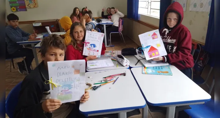 Turma de Irati participa de ação com foco na leitura